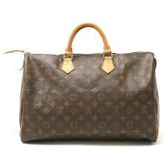 Louis Vuitton Speedy Boston Handbag Monogram Leather Brown - Picture 1 of 7